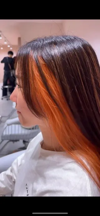 カラー sand clear所属・戸森 manakaのヘアスタイル