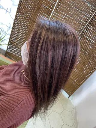 セミロング カラー share salon　SCENA所属・堤太志 メンズパーマ特化のヘアスタイル