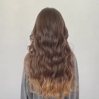 セミロング カラー すみす🎀ヘアメ/ 艶カラー/エクステのヘアスタイル