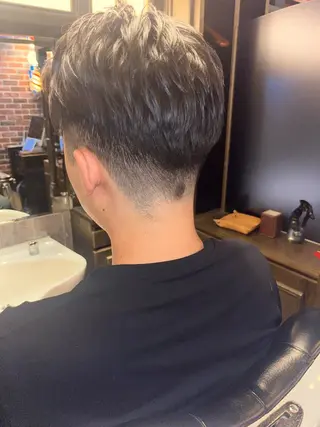 ショート メンズ 佐藤 稜大のヘアスタイル