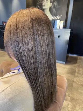 ロング カラー 婦中／メンズ/パーマ カラー/縮毛/波巻きのヘアスタイル