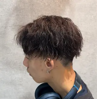 ショート パーマ メンズ 🖤Ayumi🖤 メンズ特化❤️‍🔥のヘアスタイル