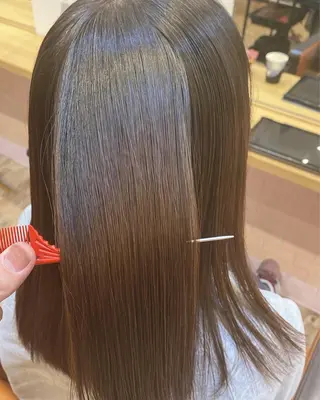 セミロング パーマ NicoRE. 大人女子×髪質改善のヘアスタイル