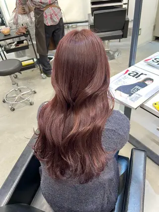 ロング カラー 韓国ヘア🇰🇷 YUKINAのヘアスタイル