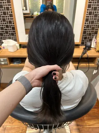 ロング カラー 天神/ハイトーン/艶 カラー/Miharuのヘアスタイル