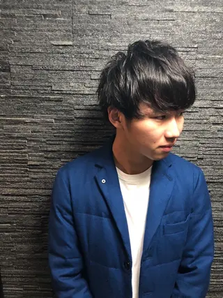 ショート パーマ さくま 佐久間のヘアスタイル