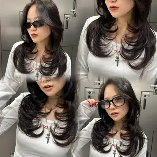 ロング 大人レイヤー/艶美髪 🇺🇸TOMONAのヘアスタイル