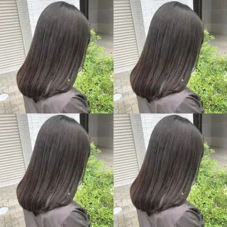 ミディアム 亀川蓮 Agu hairのヘアスタイル