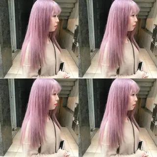 ロング カラー ヘアアレンジ ブリーチ/ヘアケア 🪞TAKUMA🪞のヘアスタイル