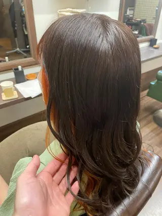 ミディアム カラー 山本 純平のヘアスタイル