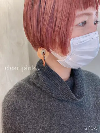 ショート カラー ヘアアレンジ stylist/蛯谷 珠里のヘアスタイル