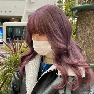 ロング 韓国レイヤー/透明感 カラー🦋mioのヘアスタイル