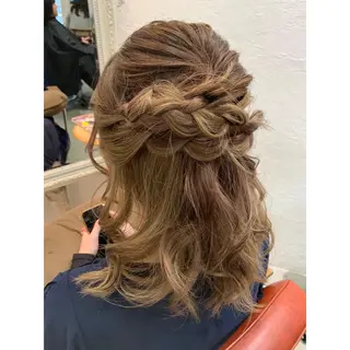 ヘアアレンジ fio マナミのヘアスタイル