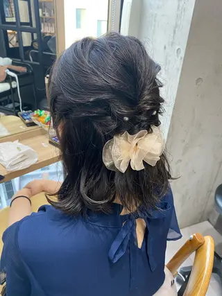 ミディアム ヘアアレンジ Dxxxx III所属・女性目線の大人 メンズ*Ayakaのヘアスタイル