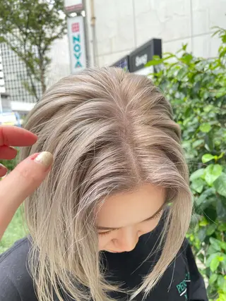 ミディアム カラー パーマ ヘアアレンジ メンズ キッズ ネイル マツエク・マツパ tatsumi/ボブ ウルフ/レイヤーのヘアスタイル