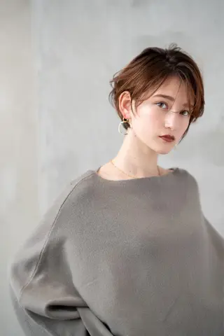 ショート カラー 🉐レイヤー/塩見 弘樹🉐渋谷のヘアスタイル