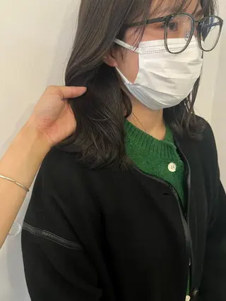 ミディアム 🍃透明感スタイル ｙｕ-ｋａ🍃のヘアスタイル