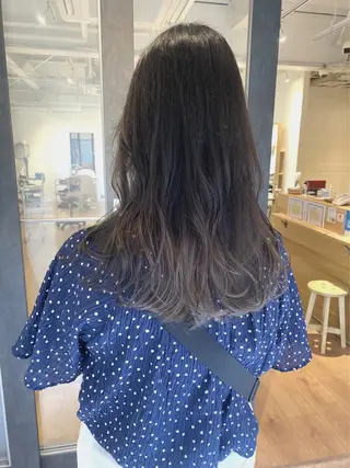 セミロング カラー newi京橋 【sachi】のヘアスタイル