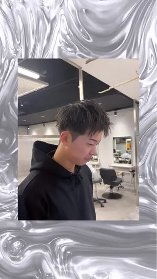 メンズ 🩵yuribou ／カラー／ボブ🩵のヘアスタイル