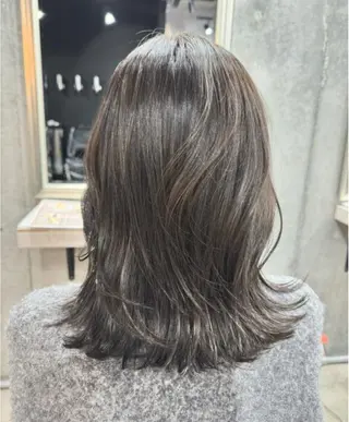 カラー 🫧ハイライトモデル 募集🫧溝口結麻のヘアスタイル