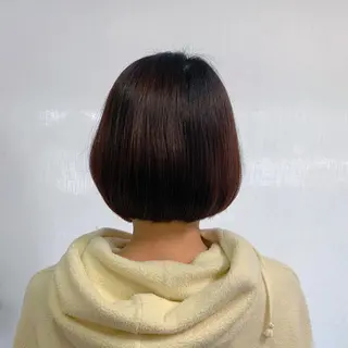 ミディアム ウスイマイコ カット/ケアカラーのヘアスタイル