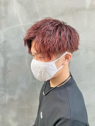 ショート カラー メンズ メンズ特化美容師 熊田 鼓汰郎のヘアスタイル