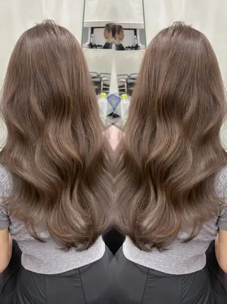 セミロング カラー the path shogo🌻のヘアスタイル