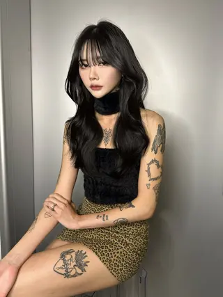 ロング カラー ワンホン🎀韓国ヘア 💞渋谷/GAKUのヘアスタイル