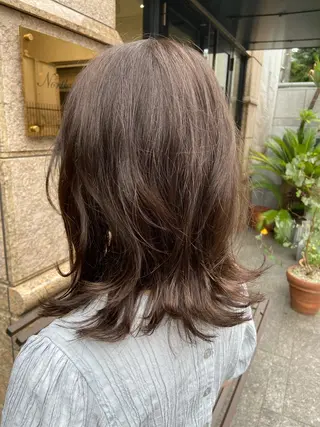 ミディアム カラー Loave所属・ボブカット/岩倉 稜真のヘアスタイル