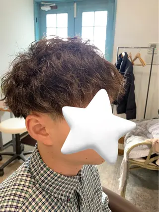 カラー メンズ ミズホテラス所属・国領 善久のヘアスタイル