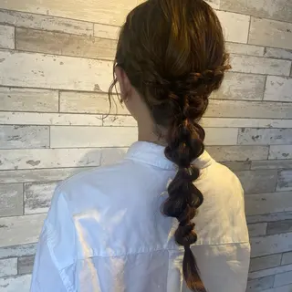 ロング ヘアアレンジ ボブカット/アレンジ /さきのヘアスタイル