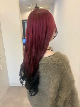 カラー suzu🍒 luxbeのヘアスタイル