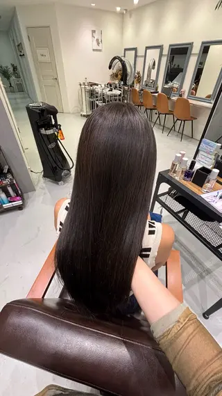 ロング カラー はがいふみか/ モデルさん募集中のヘアスタイル