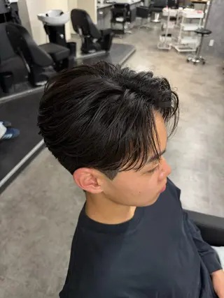メンズ 立川韓国メンズヘア ニュアンスパーマ安井のヘアスタイル
