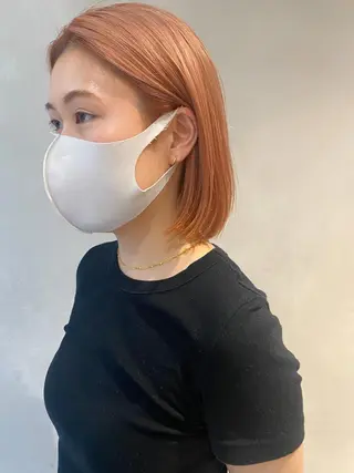 ミディアム カラー ヘアアレンジ #ブリーチカラー Akihoのヘアスタイル