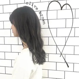 セミロング カラー お洒落パーマ/ 艶カラー/michiのヘアスタイル