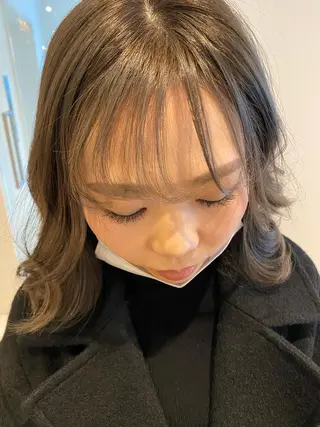ミディアム カラー ohana所属・中尾 綺のヘアスタイル