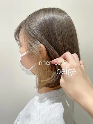 ミディアム カラー oggi +KENJE所属・大平 美沙のヘアスタイル