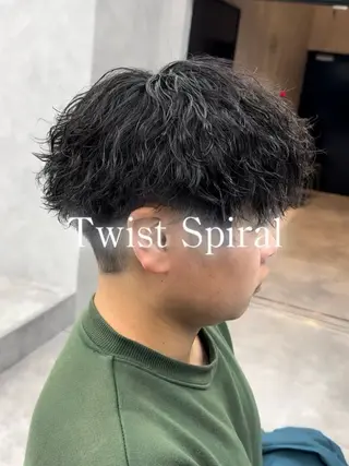 ショート カラー パーマ メンズ PERCUT大阪堀江店所属・メンズヘアのカリスマ 北地　空のヘアスタイル