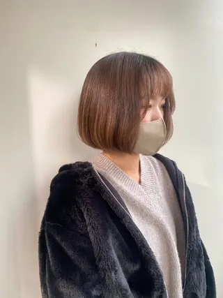 ミディアム 🌀ボブ／ミディアム パーマ🌀ayaのヘアスタイル