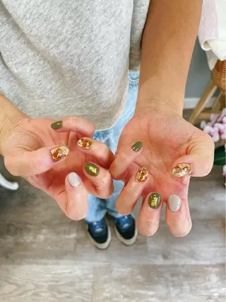 ショート ネイル 元住吉ネイル　Peace of Mind ナチュレ所属・元住吉ネイルサロン ナチュレのネイルデザイン