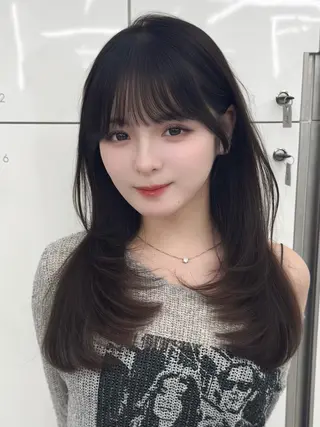 ミディアム カラー ヘアアレンジ 顔周り&ミディアム 特化/池袋/kokiのヘアスタイル