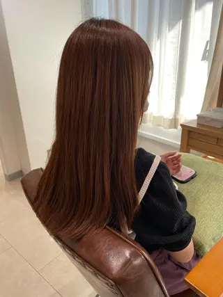 セミロング カラー eins.hair所属・過去一の柔髪ヘア 🌿einshairのヘアスタイル