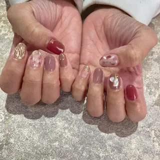 ネイル Amber21.所属・Nagahama Akariのネイルデザイン