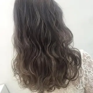 ミディアム カラー パーマ LAS 代表 ナガカワ コウヘイのヘアスタイル