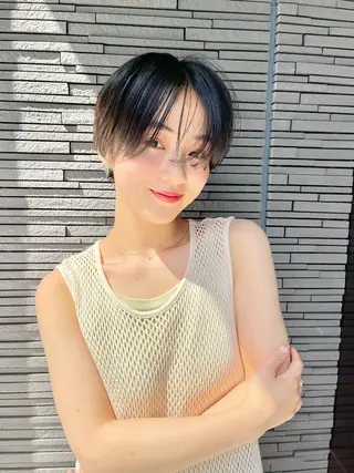 ショート ショートヘア💫 ハイトーン西田拓馬のヘアスタイル
