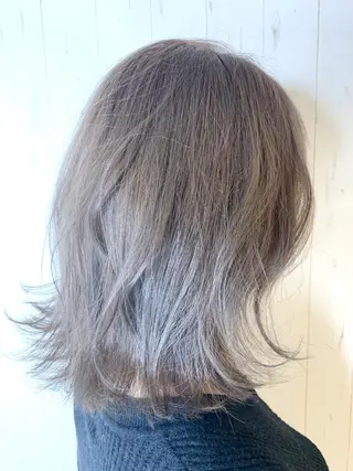 ミディアム 髪質改善/ハイライト 小林秀樹のヘアスタイル