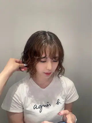 ショート 透明感カラー/レイ ヤーカット/KaHoのヘアスタイル