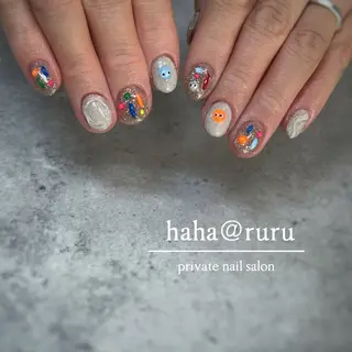 ネイル haha@ ruruのネイルデザイン