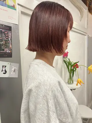 ショート 似合わせカットカラー 👩MINAのヘアスタイル